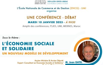 Conférence sous le thème : « L’ Économie Sociale et Solidaire – Un Nouveau Modèle de Développement ».