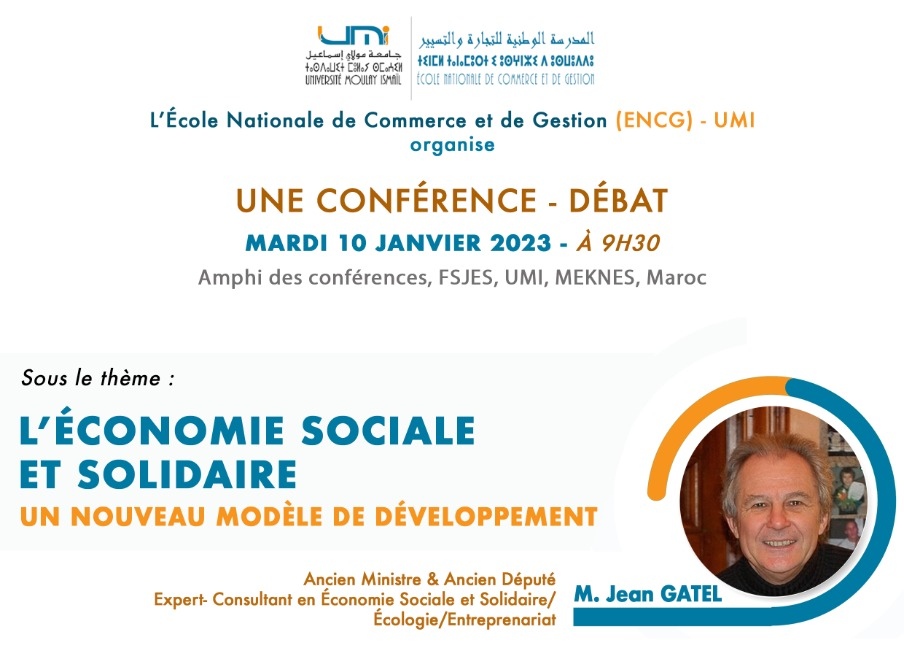 Conférence – Débat sous le thème : l’économie sociale et solidaire un nouveau modèle de développement